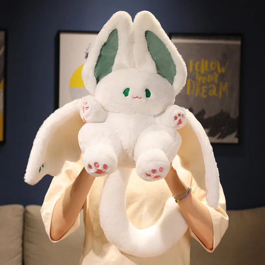 🦇 Peluche Lapin-Chauve-souris Magique – Douceur pastel irrésistible