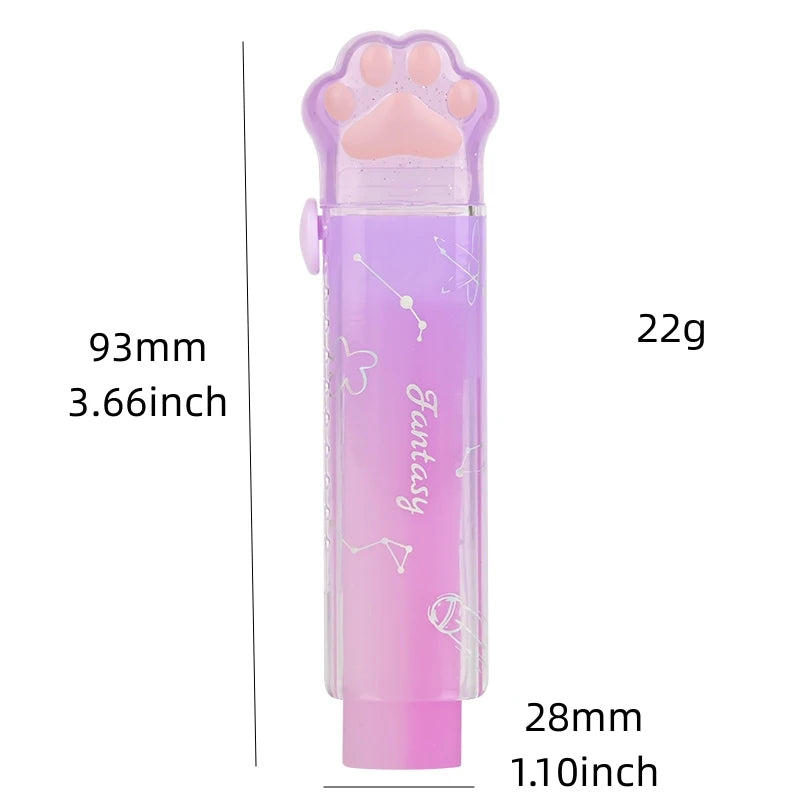 Gomme Pattes de Chat Gelées – Kawaii & Mignonne à Pousser (4 Coloris)