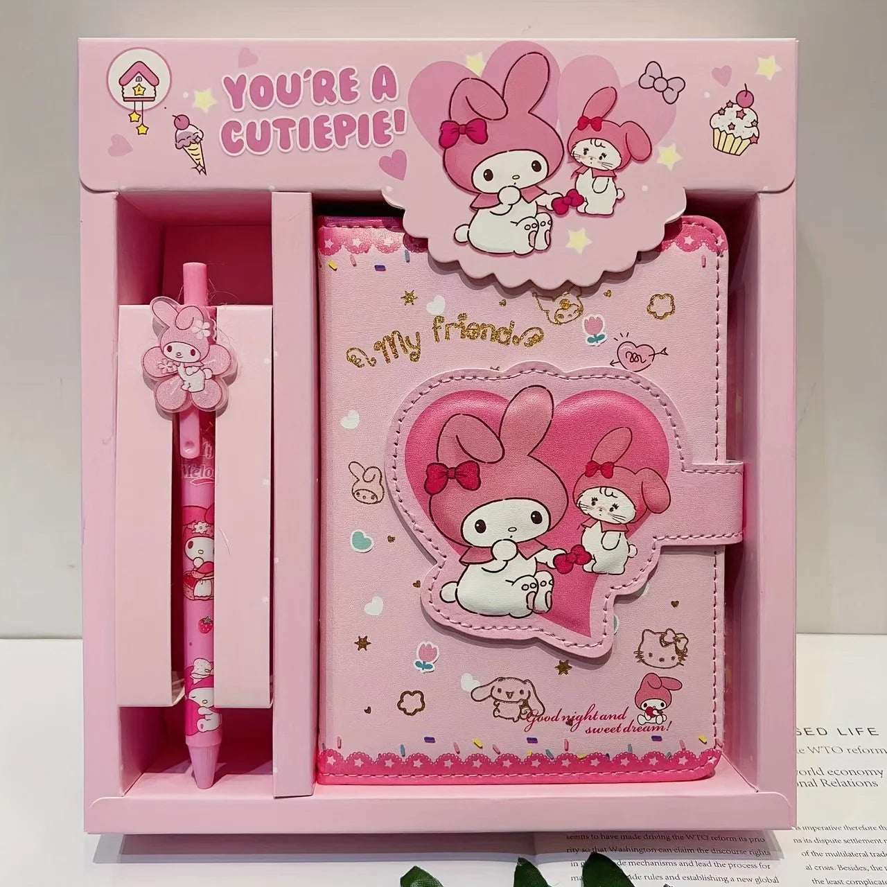 Carnet & Papeterie Sanrio Magique – Kuromi, My Melody, Cinnamoroll & Co