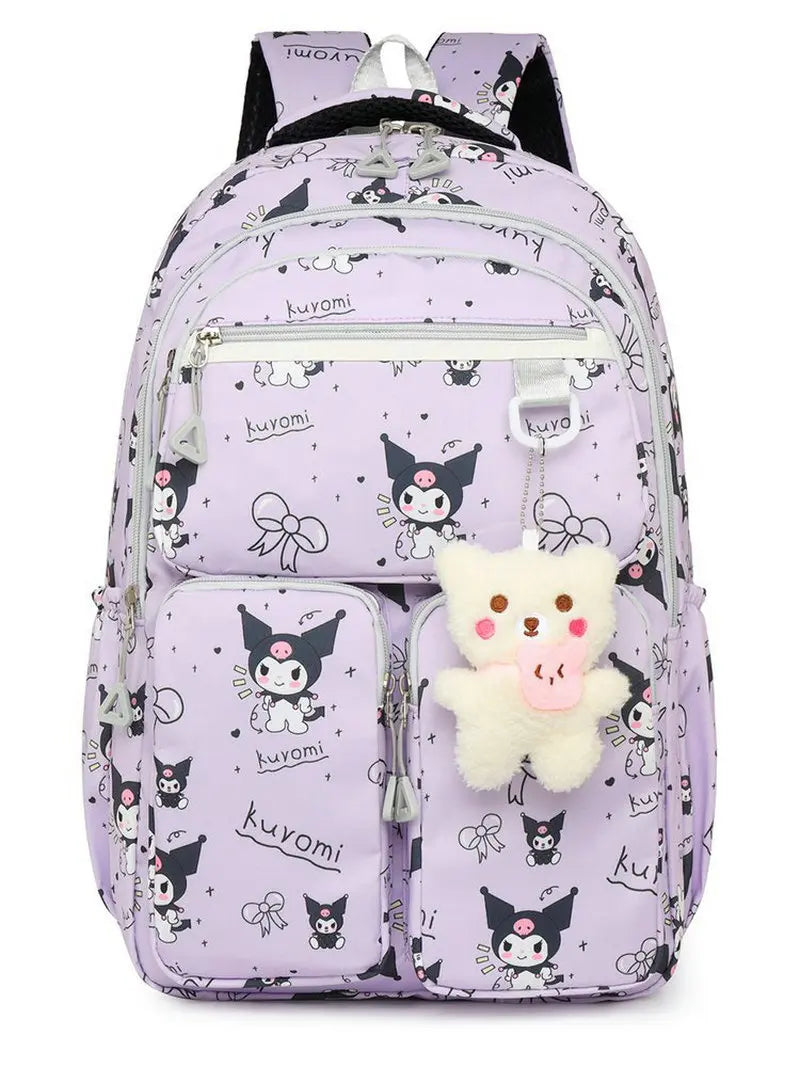 Sac à Dos Kuromi Kawaii – Pour Collégiennes, Lycéennes et Fans d’Anime