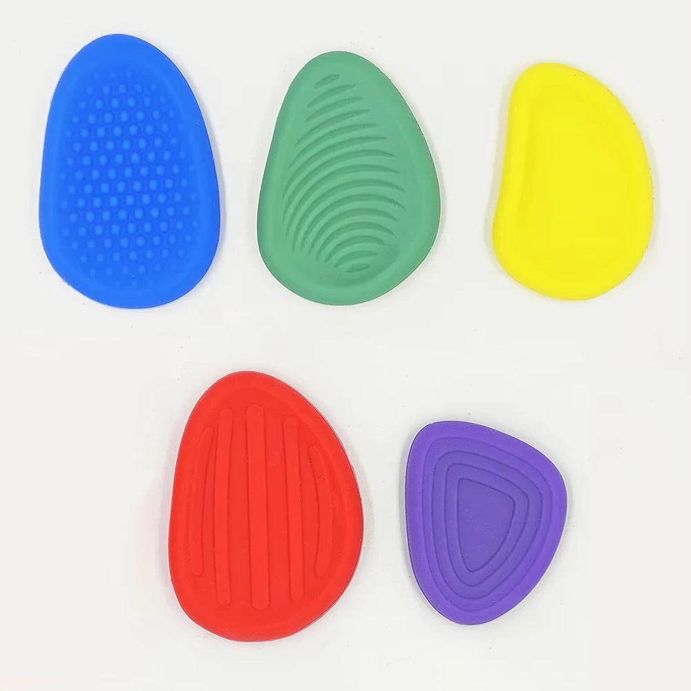 🧠 Lot de 6 Jouets Sensoriels Œufs en Silicone – Calme & Concentration
