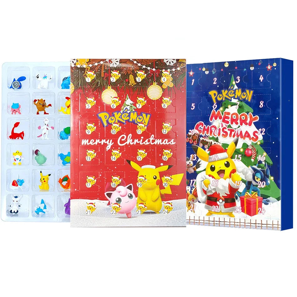 Calendrier de l’Avent Pokémon – 24 ou 48 surprises collector | Édition Noël magique