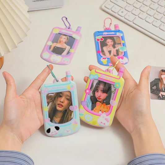 📱 Mini Porte-Cartes Kawaii en forme de Téléphone – Ultra Cute pour tes Photos