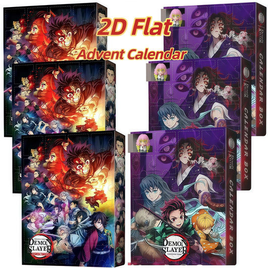 Calendrier de l’Avent Demon Slayer Goodies – 24 Surprises Anime Kawaii
