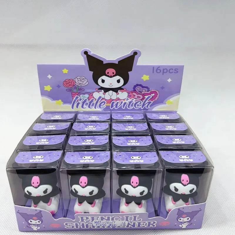 Taille-Crayons Kawaii Sanrio – Hello Kitty, My Melody & Kuromi 🖍️