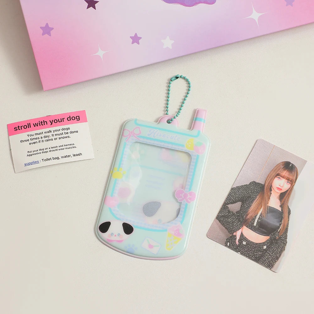 📱 Mini Porte-Cartes Kawaii en forme de Téléphone – Ultra Cute pour tes Photos