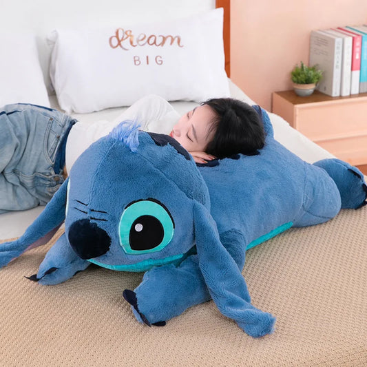 Coussin Peluche Stitch XXL – Dodo & câlins tout doux 💙