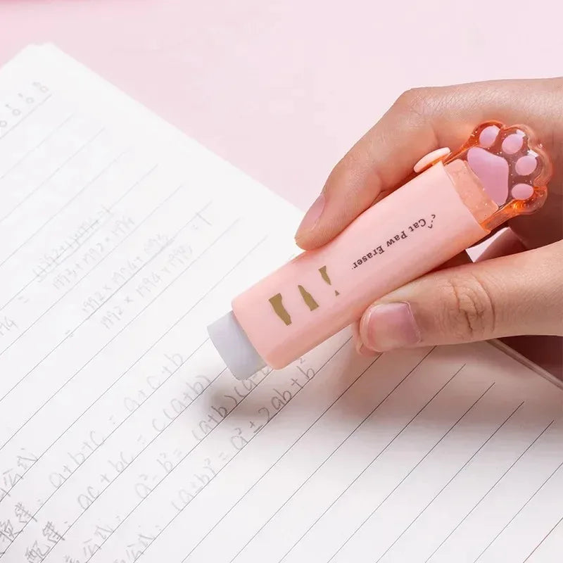 Gomme Patte de Chat Kawaii – Rétractable & Trop Mignonne !