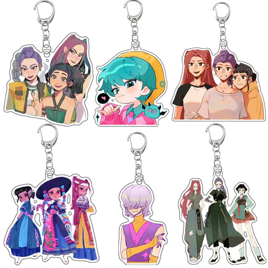Porte-clés Demon Slayer Kawaii – Personnages Demon Hunter en Style Chibi (Plusieurs modèles)