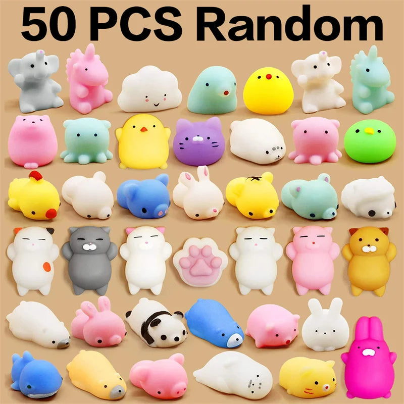 Lots de Squishies Mochi Kawaii – Anti-Stress Trop Mignons 🧸✨