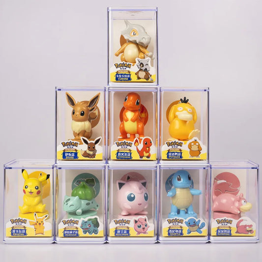 Mini Figurines Pokémon Kawaii – Pikachu, Carapuce, Psykokwak & cie (4-6 cm)