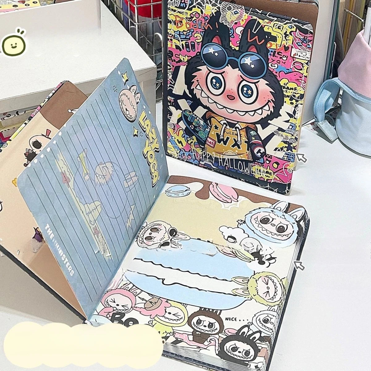 Labubu A5 Notebook - Illustrated Kawaii Journal