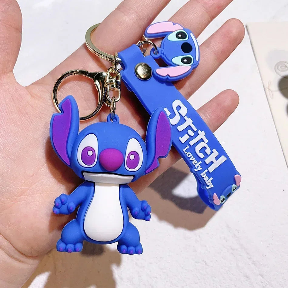 🧸 Stitch & Angel – Porte-clés Figurines Kawaii (x2 à x20 pièces)