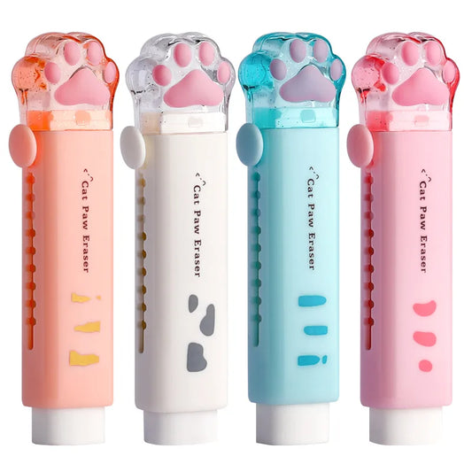 Gomme Patte de Chat Kawaii – Rétractable & Trop Mignonne !