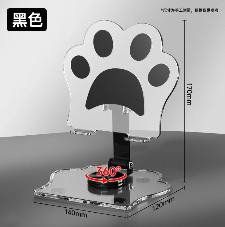 🐾 Support de Téléphone Patte de Chat – Réglable & Kawaii