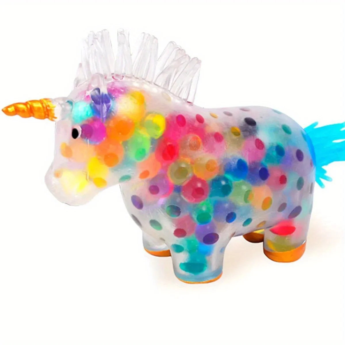 🦄 Licorne Anti-Stress Kawaii – Balle Magique à Perles Colorées
