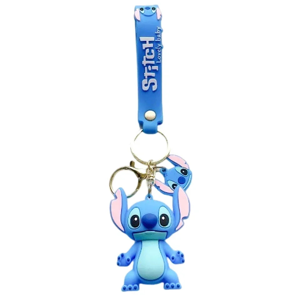 🧸 Stitch & Angel – Porte-clés Figurines Kawaii (x2 à x20 pièces)