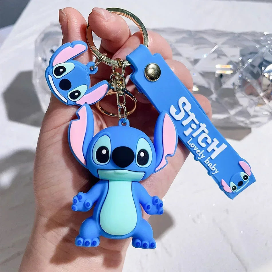 🧸 Stitch & Angel – Porte-clés Figurines Kawaii (x2 à x20 pièces)
