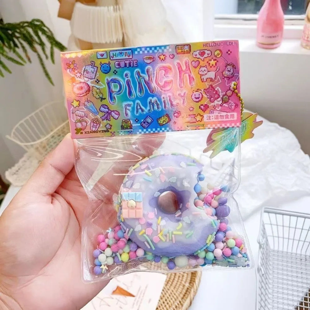 Squishies Gourmands XXL – Donuts, Gaufres & Gâteaux Antistress Ultra Mignons