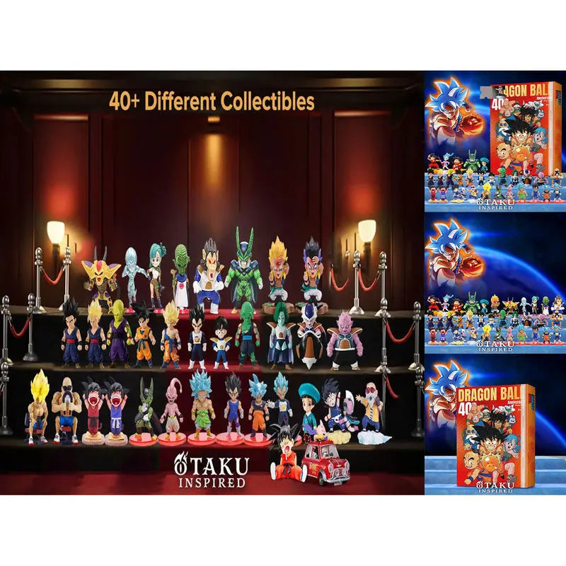 Calendrier de l’Avent Dragon Ball 2D – Édition 40e Anniversaire 🎄 | 24 Surprises Collector à Suspendre