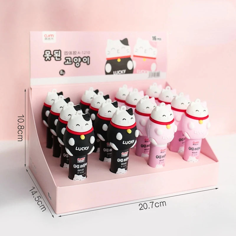 Colle Solide Kawaii – Motif Patte de Chat 🐱 | Bâton Mignon & Portable