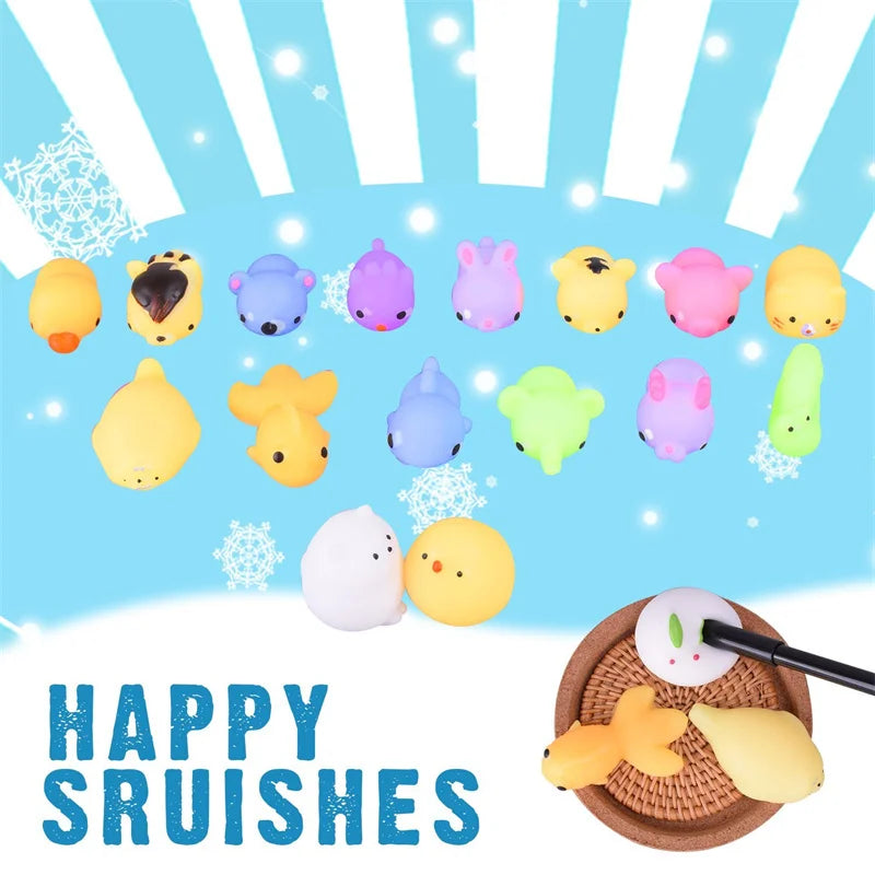 Lots de Squishies Mochi Kawaii – Anti-Stress Trop Mignons 🧸✨