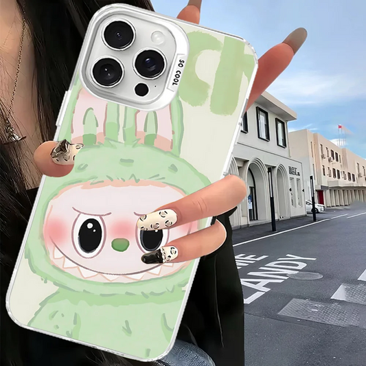 Coque iPhone Kawaii Labubu – Étui Antichoc & Mat Anti-traces