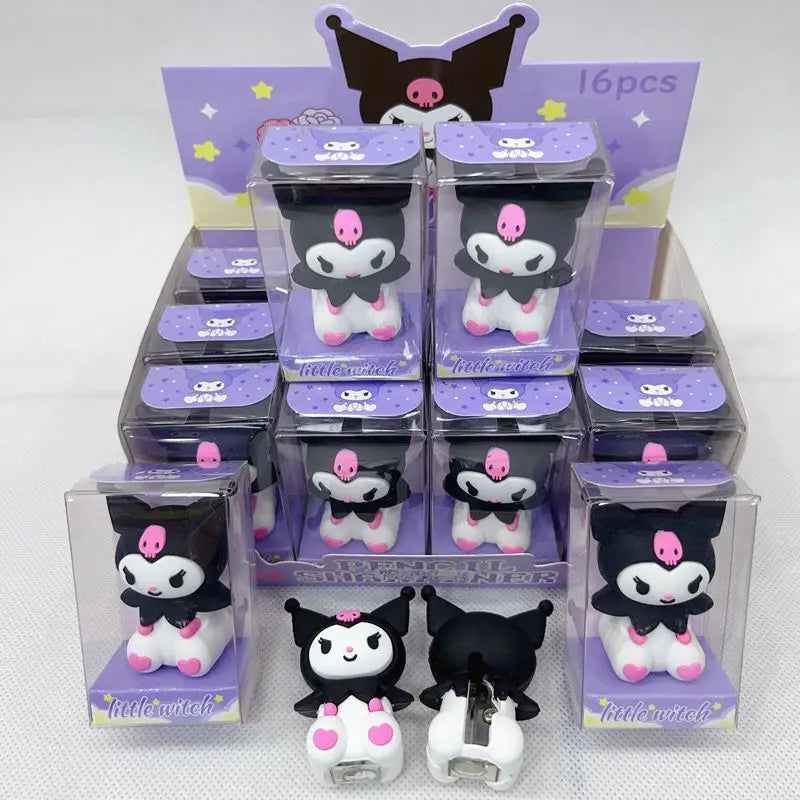 Taille-Crayons Kawaii Sanrio – Hello Kitty, My Melody & Kuromi 🖍️