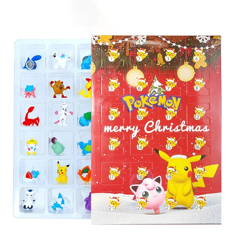 Calendrier de l’Avent Pokémon – 24 ou 48 surprises collector | Édition Noël magique