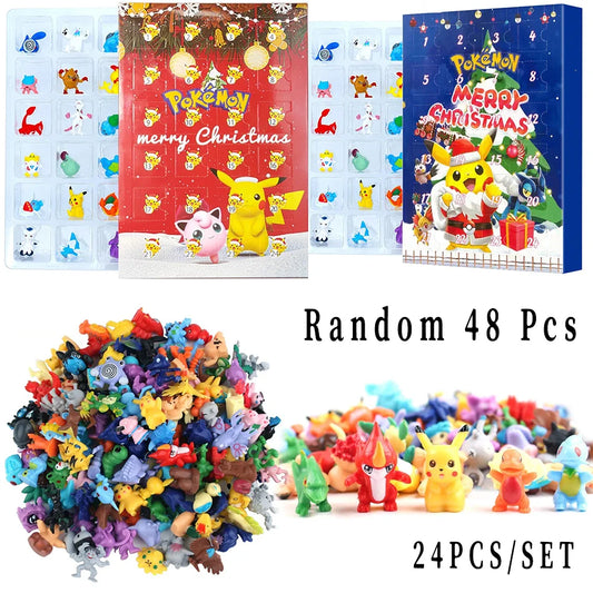 Calendrier de l’Avent Pokémon – 24 ou 48 surprises collector | Édition Noël magique