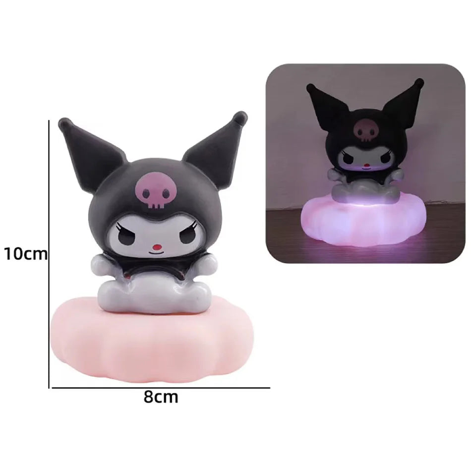 🌙 Veilleuse Sanrio Kawaii – Lampe Nuage avec Kuromi, My Melody & Cie