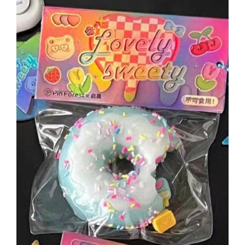 Squishies Gourmands XXL – Donuts, Gaufres & Gâteaux Antistress Ultra Mignons