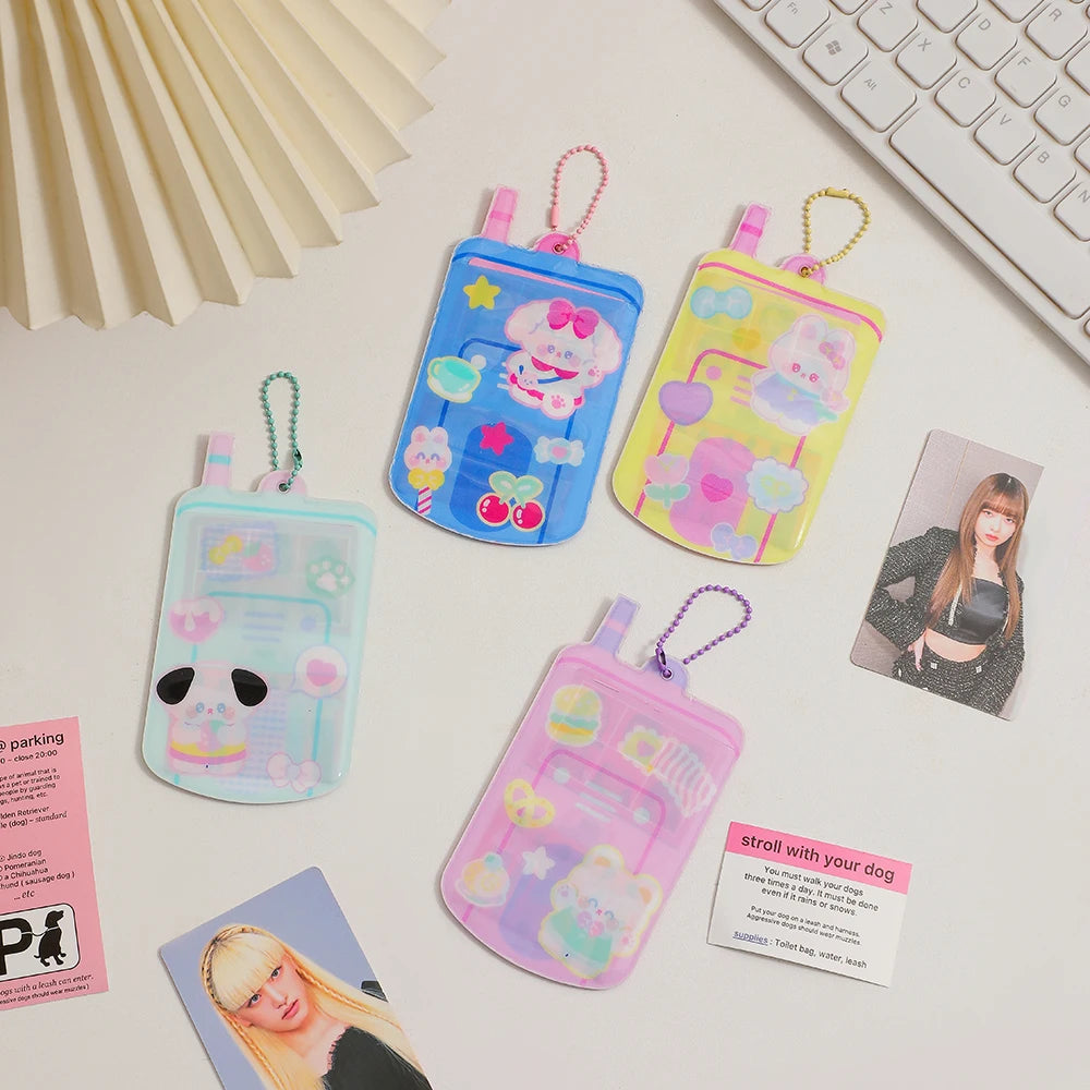 📱 Mini Porte-Cartes Kawaii en forme de Téléphone – Ultra Cute pour tes Photos