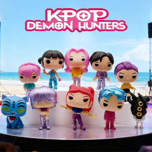 Lot de 10 Figurines Demon Slayer – Collection Kawaii Demon Hunter