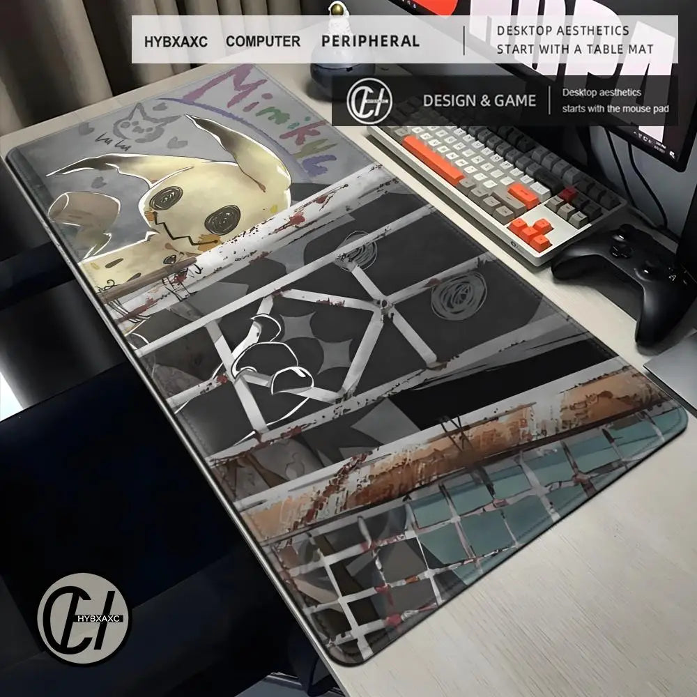 Tapis de Souris XXL Mimikyu Pokémon – Gamer Stylé & Espace Magique (plusieurs tailles)