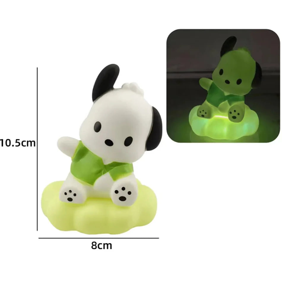 🌙 Veilleuse Sanrio Kawaii – Lampe Nuage avec Kuromi, My Melody & Cie