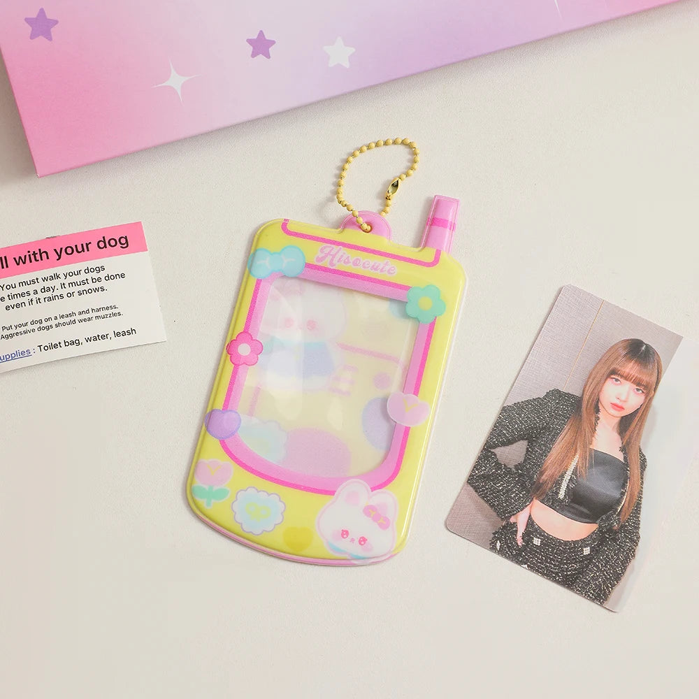 📱 Mini Porte-Cartes Kawaii en forme de Téléphone – Ultra Cute pour tes Photos