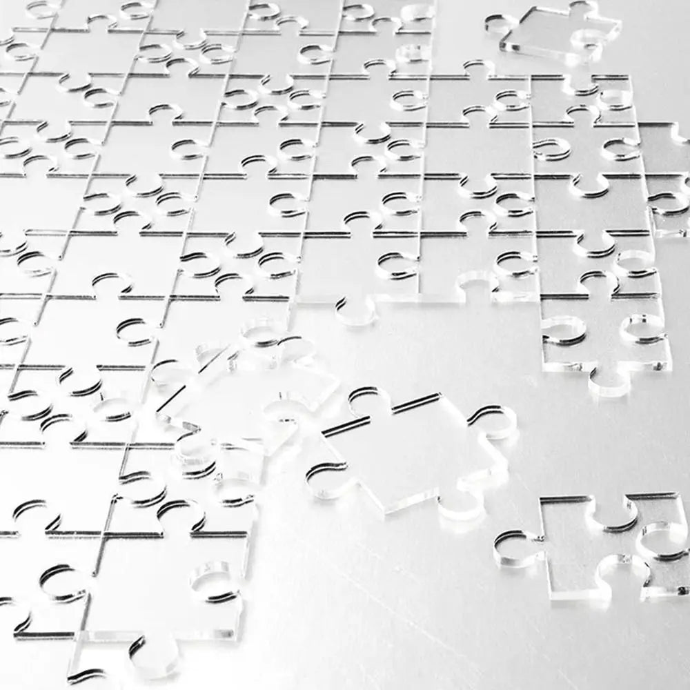 🧩 Puzzle Transparent Impossible – Défi Amusant & Unique en Acrylique