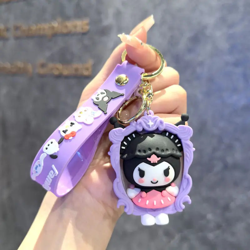 Porte-clés Kuromi Gothic Kawaii – Accessoire Sanrio trop stylé !