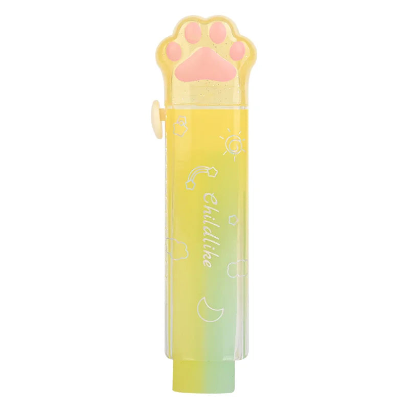 Gomme Pattes de Chat Gelées – Kawaii & Mignonne à Pousser (4 Coloris)
