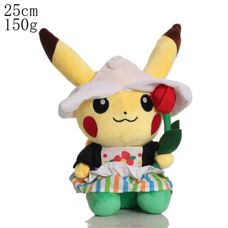 🧸 Peluches Pokémon Magiques – Pikachu, Evoli, Salamèche et leurs amis trop choux !