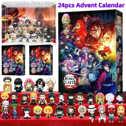 Calendrier de l’Avent Demon Slayer Goodies – 24 Surprises Anime Kawaii