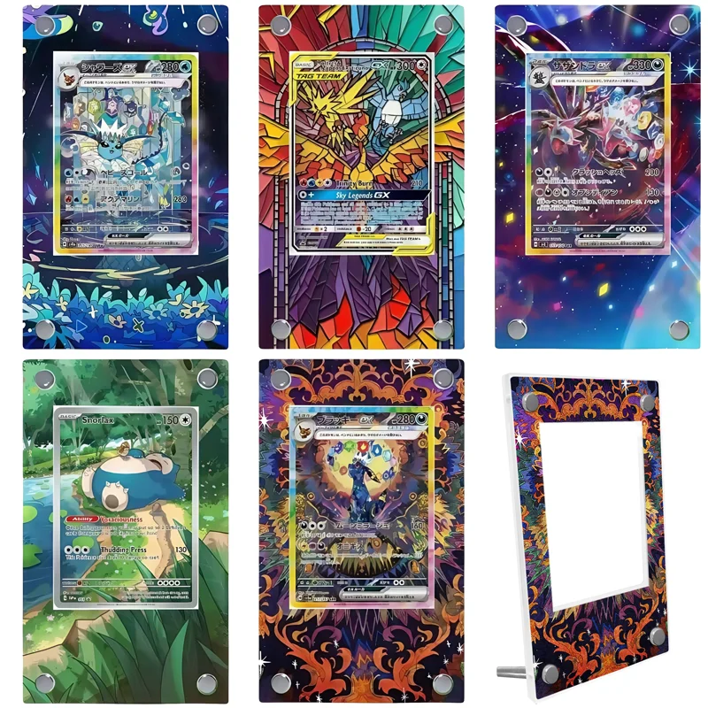 Cadres Pokémon Acryliques 3D – Effet Brique Artistique (Plusieurs modèles)